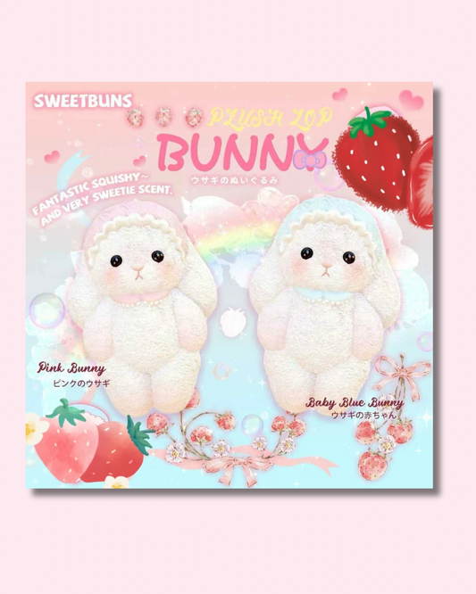 SweetBuns - Pink Plush Lop Bunny