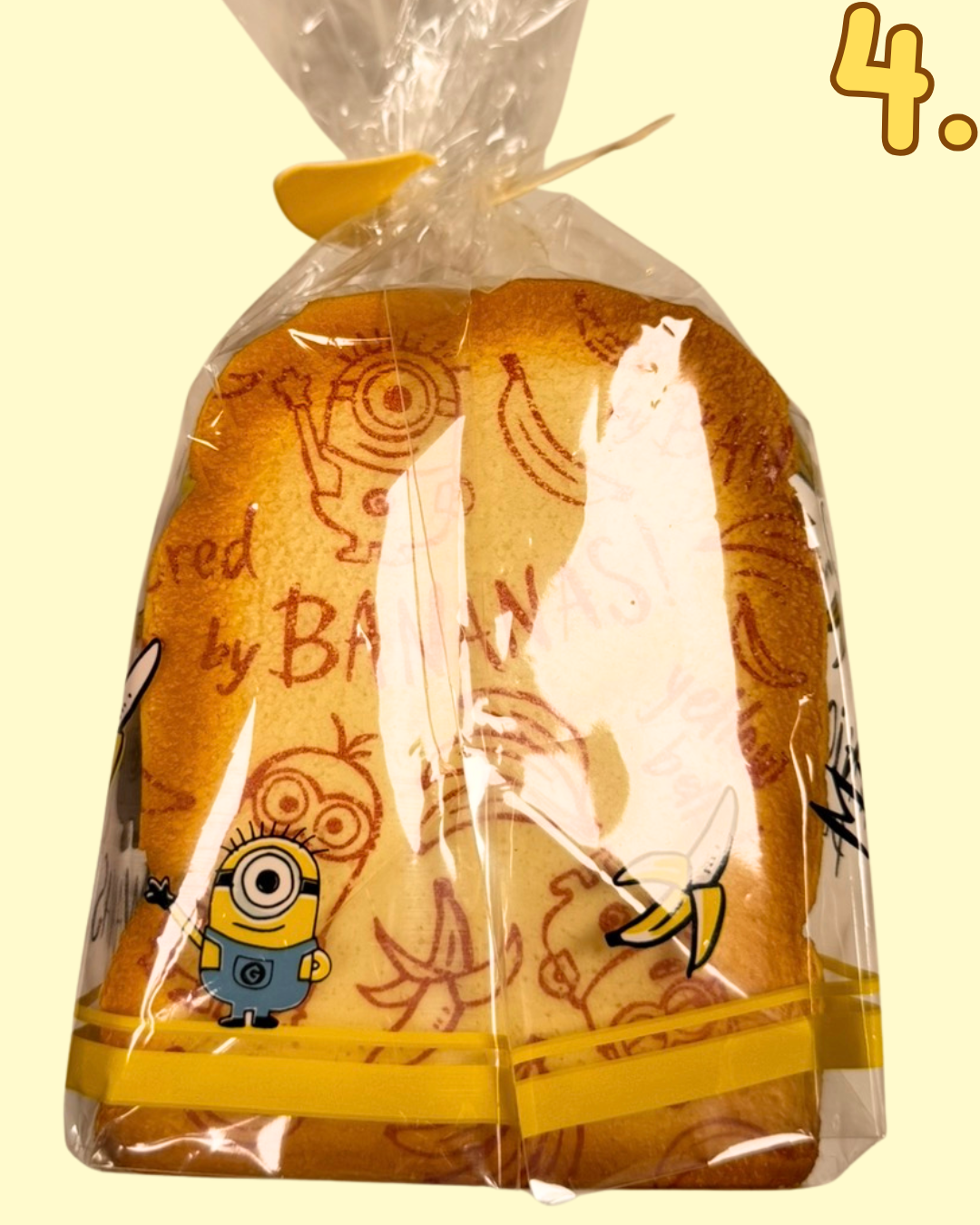 Rare Discontinued Universal Studios Japan Minion Bread Squishy